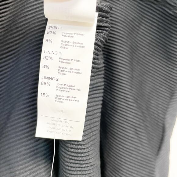 Cupshe Women's Rib Plunge Tummy Control One Piece Swimsuit Black Size XL - Picture 7 of 7